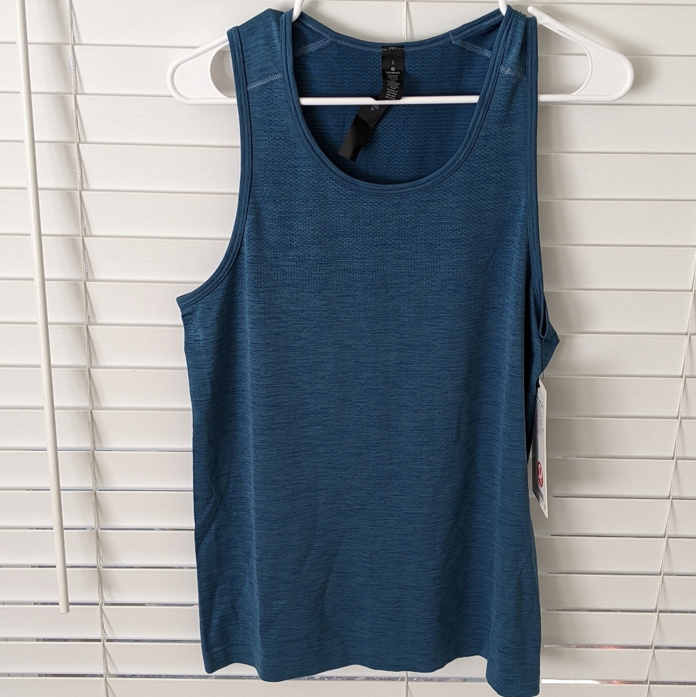 NWT - Lululemon Mens S metal vent tech tank - Teal
